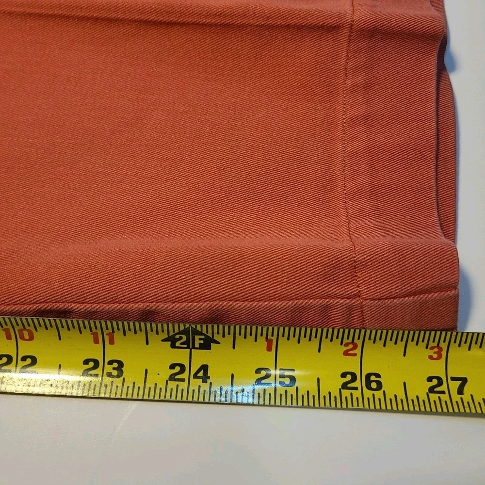 Vintage Polo Ralph Lauren Pants Mens 34 (33X27) Salmon Chino Pleated Preppy